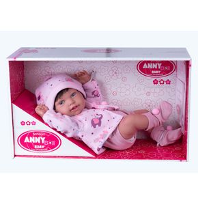 Boneca Anny Doll Baby Reborn Menina 2441 Cotiplas Boneca Anny Doll Baby Reborn Menina 2441 Cotiplas